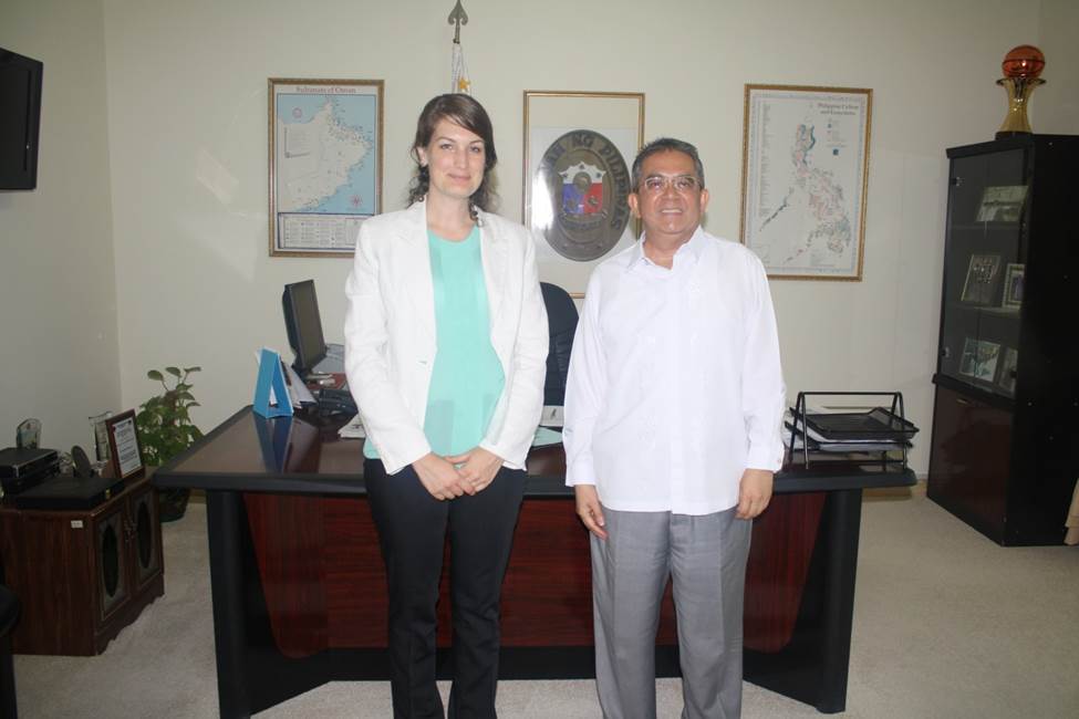 18 June 2015 - Dr. Crystal A. Ennis photo with Amb NTC