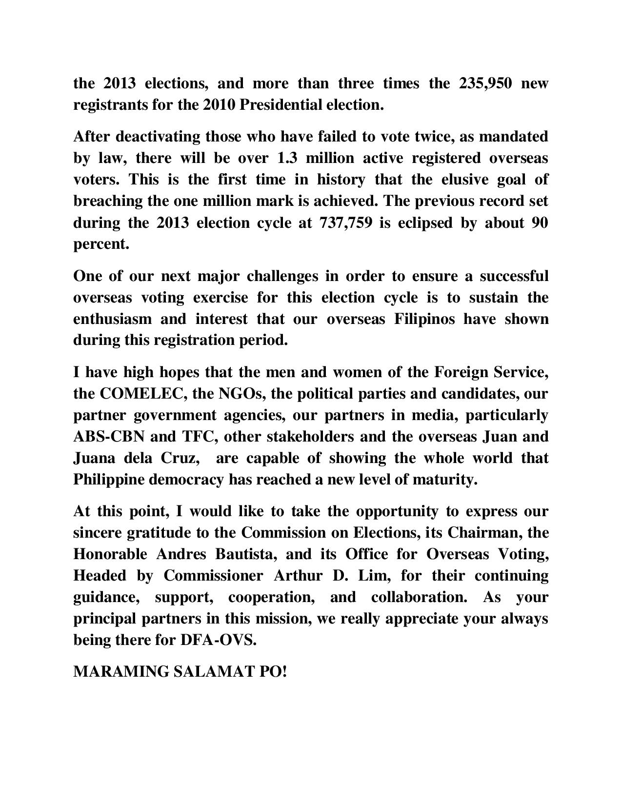 Remarks of Undersecretary  OVS Chairman Rafael E. Seguis Quezon City 07 October 2015-page-002